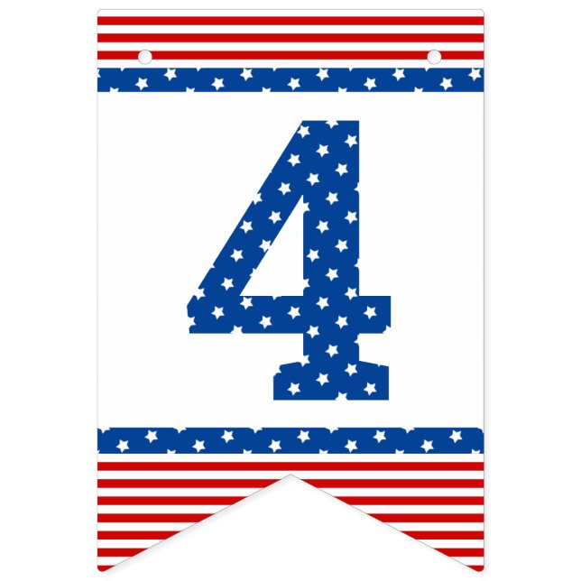 Star-Spangled Red White Blue Any Celebration Bunting Flags (Thirteenth Flag)