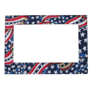 Star-Spangled Ribbons Magnetic Frame