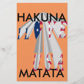 Star-Spangled Statement: Graphic I Love USA Design (Front)