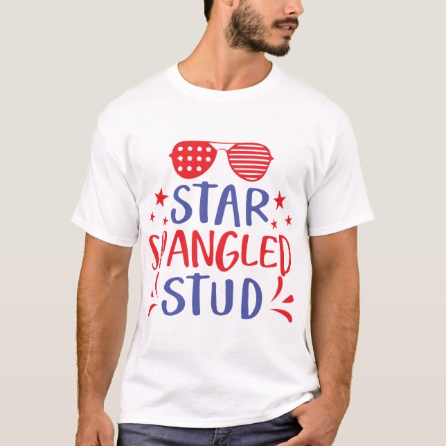 Star Spangled Stud T-Shirt (Front)