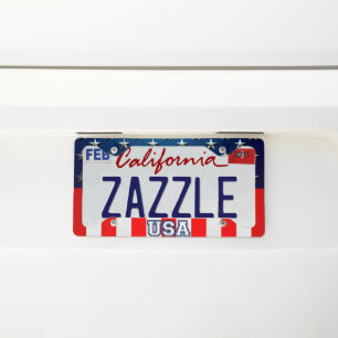 Star-Spangled Style License Plate Frame