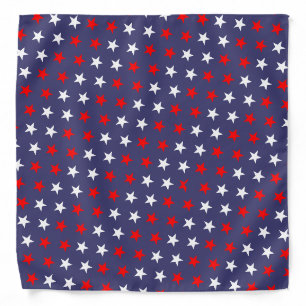 Star-Spangled Style: Red, White & Blue Bandana