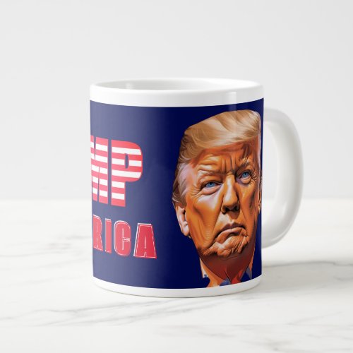 Star Spangled Trump for America Giant Coffee Mug