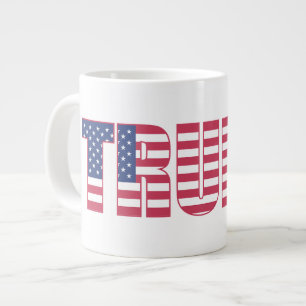 Star Spangled "Trump" Giant Coffee Mug
