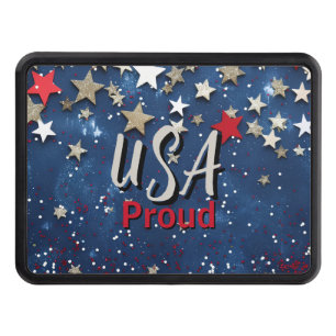 Star Spangled USA Proud Hitch Cover