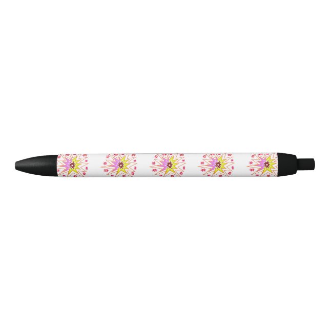 STAR Sparkle Pink Choose INK ADD Name Greeting Pen (Front)