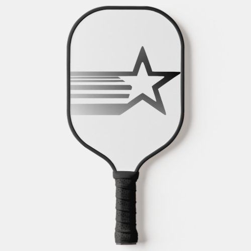 Star Speed Jet Black Gradient - White Pickleball Paddle