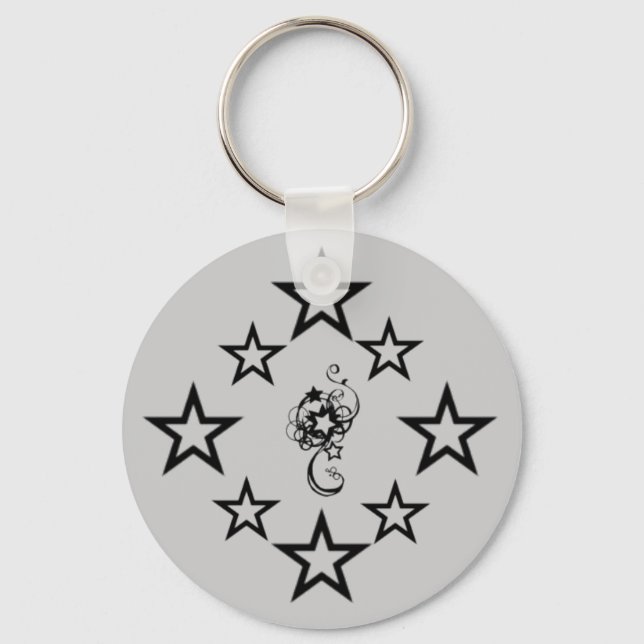 star, star, star, keychain (Front)