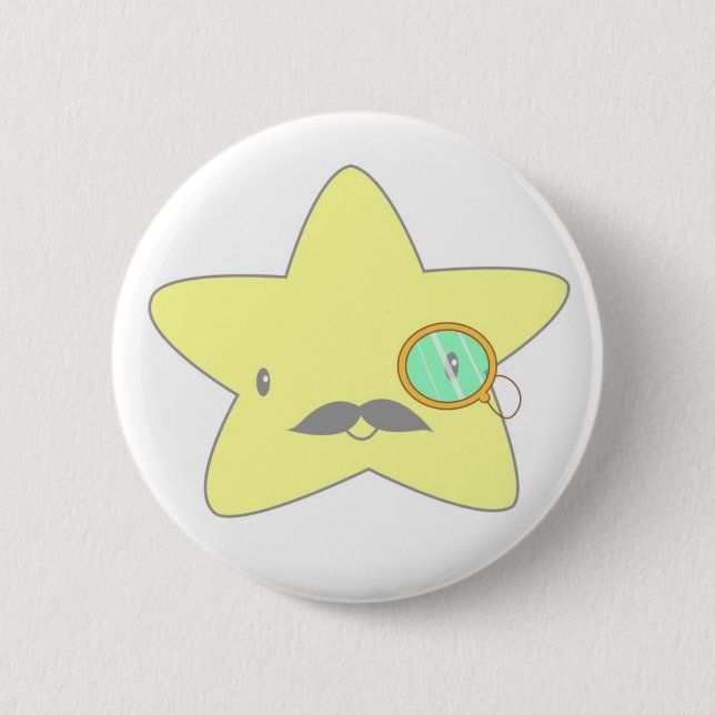 star stash pinback button (Front)