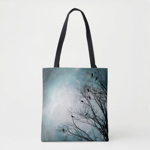 Star Storm Crows Tote Bag