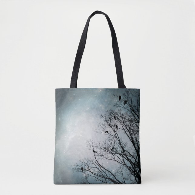 Star Storm Crows Tote Bag (Front)