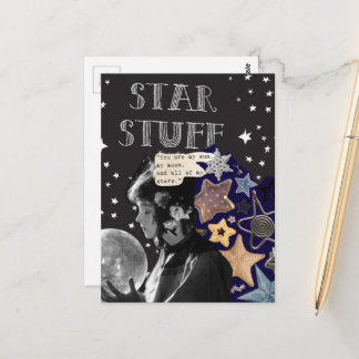 Star Stuff Magical Woman Collage Postcard