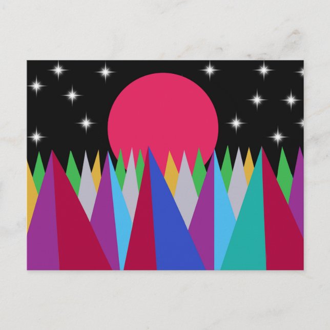 Star Sunset Postcard (Front)