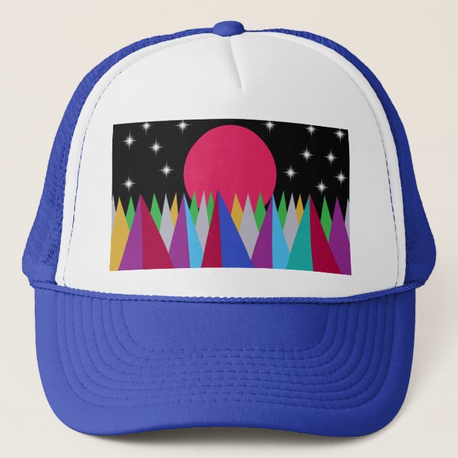 Star Sunset Trucker Hat (Front)