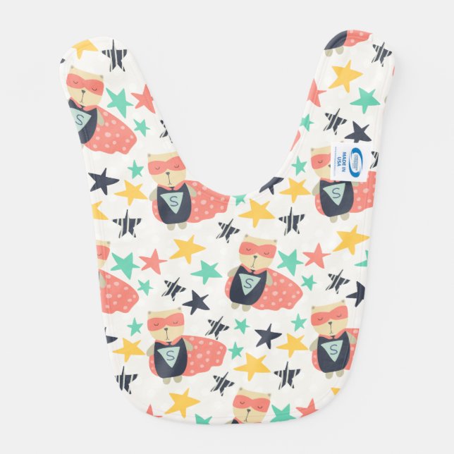 Star Super Hero Bib (Back)