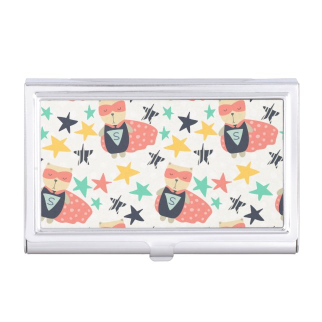 Star Super Hero Business Card Case (Front)