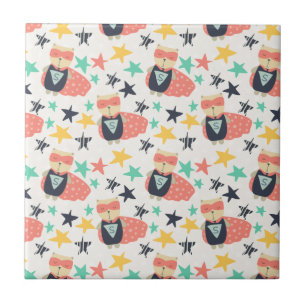 Star Super Hero Ceramic Tile