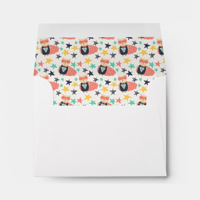 Star Super Hero Envelope (Back (Bottom))