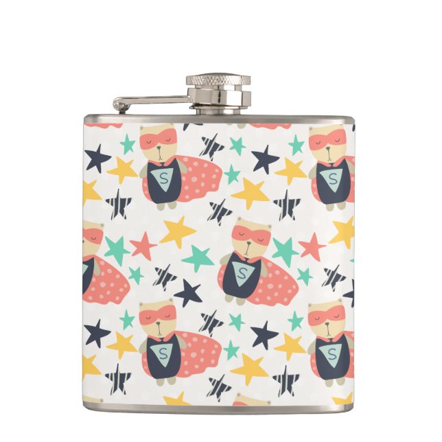 Star Super Hero Flask (Front)