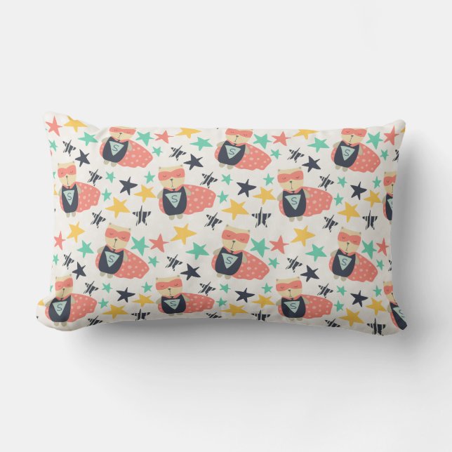 Star Super Hero Lumbar Pillow (Front)