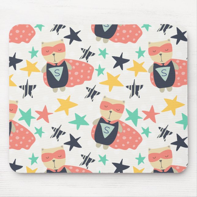 Star Super Hero Mouse Pad (Front)