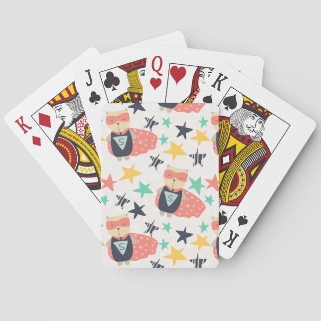 Star Super Hero Poker Cards (Back)
