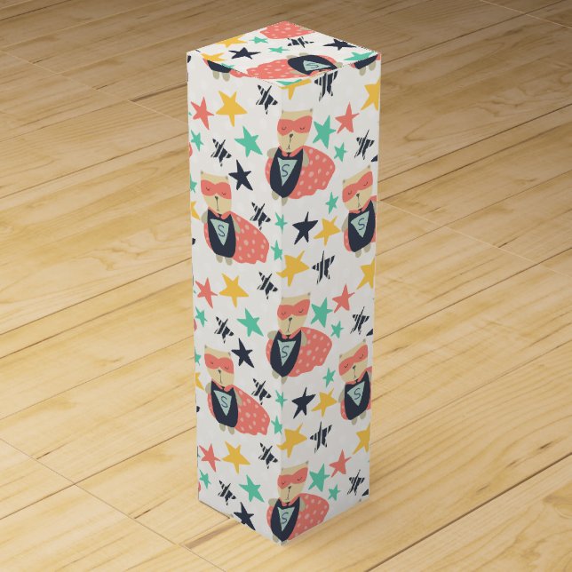 Star Super Hero Wine Gift Box (Front)