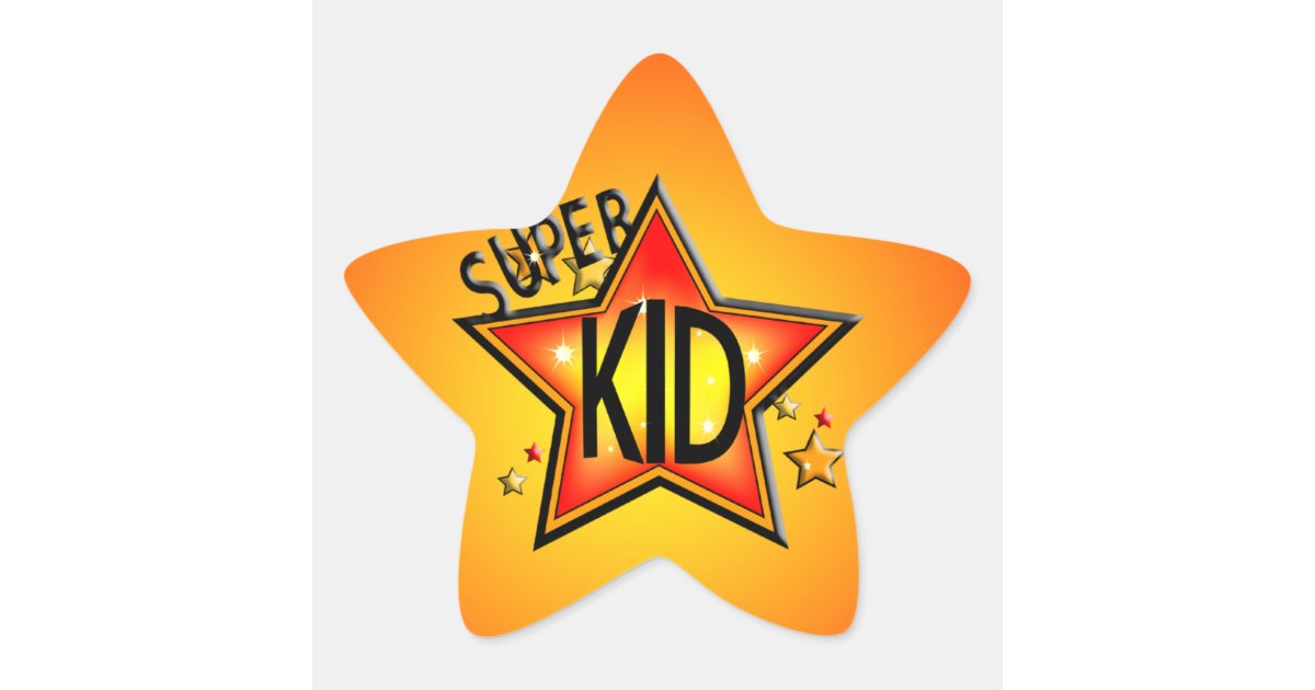 Super Star Stickers, Star Shaped