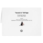 Star Surfer-Cat Chili Pepper Cards (Back Horizontal)