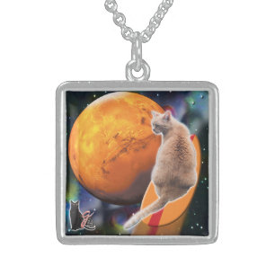 Star Surfer-Cat Chili Pepper Necklace