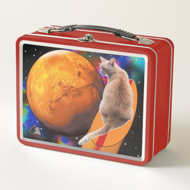 Star Surfer Chili Pepper Metal Lunch Box (Front)