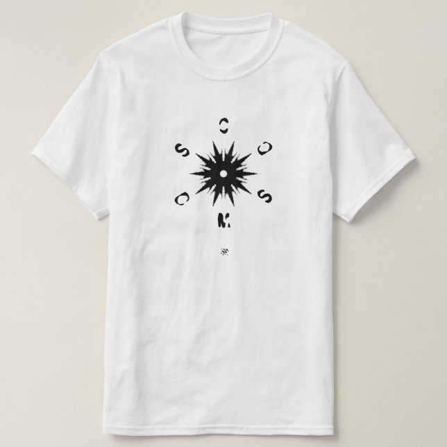 Star symbol and motto (cosmos) v1 T-Shirt (Design Front)