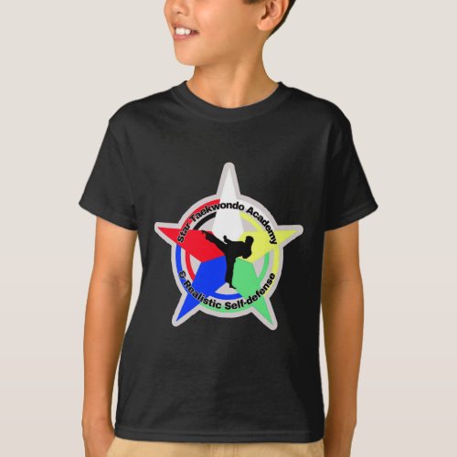 Star Taekwondo Academy Kids T_Shirt