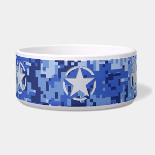 Star Tag Decal Navy Blue Camo Bowl