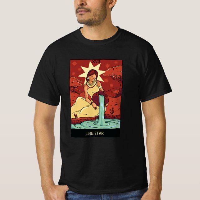 Star Tarot Card T-Shirt (Front)