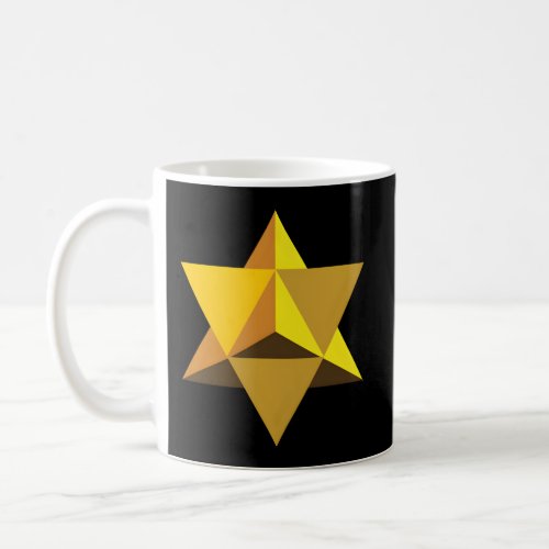 Star Tetrahedron Platonic Solids Coffee Mug