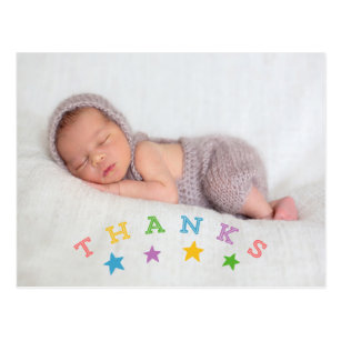 photo thank you postcards zazzle