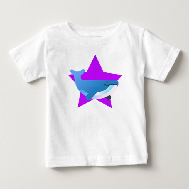 Star, The Whale, Whale Baby T-Shirt (Front)