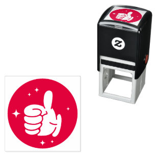 Star Thumbs Up Teacher Encouragement School  Self-inking Stamp
