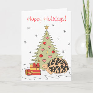 Star Tortoise Christmas Card (xmas tree)