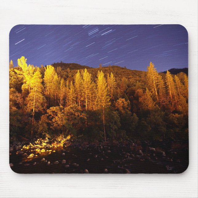 Star Trail Mousepad in Yosemite California (Front)
