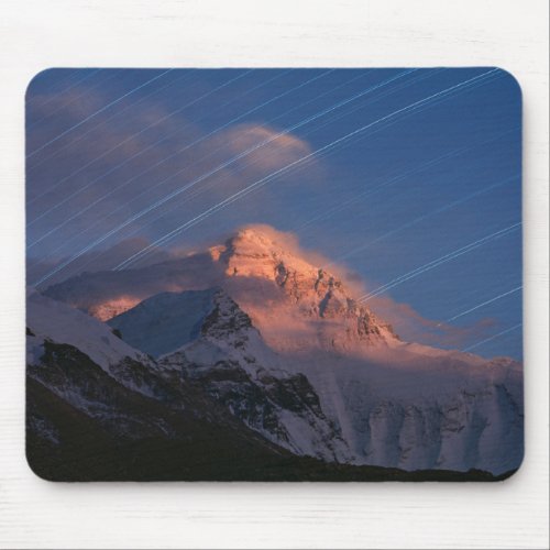 Star Trail  Mt Everest Tibet China Mouse Pad