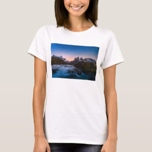 Star Trails Over Torres Del Paine T-Shirt