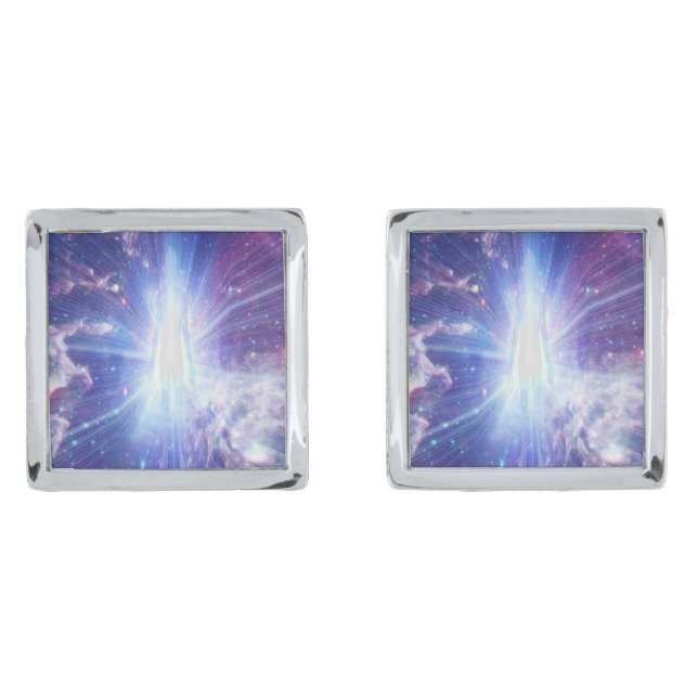 Star Traveler Cosmic Cool Cufflinks (Front)