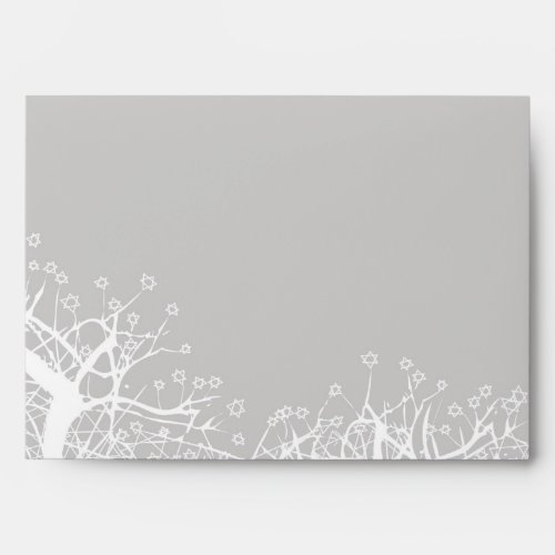 STAR TREE Bar Bat Mitzvah Customizable Envelope