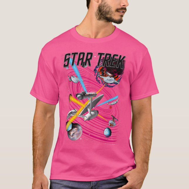 Star Trek The Original Series Planetary Space Batt T-Shirt (Front)