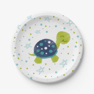 Star Turtle Party Plate