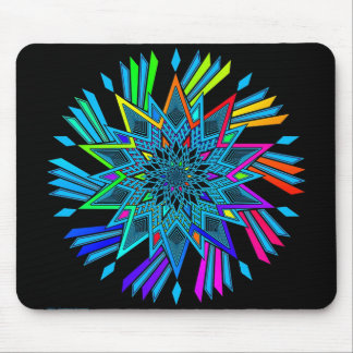 Star Twirl Mouse Pad