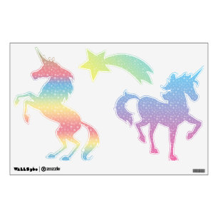 Star unicorn wall sticker
