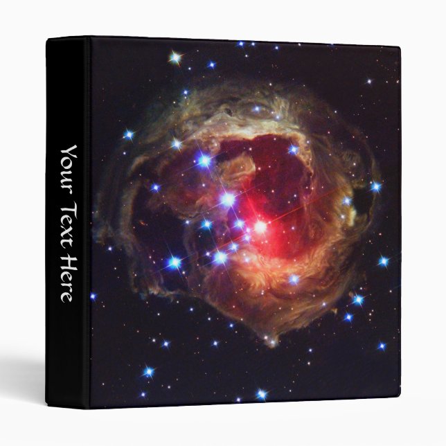 Star V838 Monocerotis (Hubble Telescope) 1" Binder (Front/Spine)